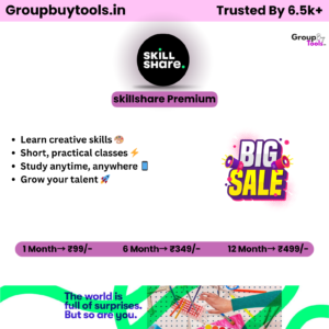 Skillshare Group Buy Premium Account - Unlimited Creative Classes at Cheap Price