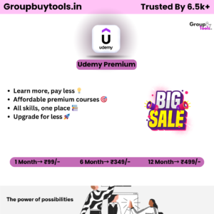 Udemy Group Buy Plan - Unlimited Course Access for 1 Year - Affordable Learning Plan