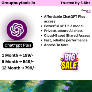 ChatGPT Plus shared access pricing with GPT-5.3 and Sora AI features